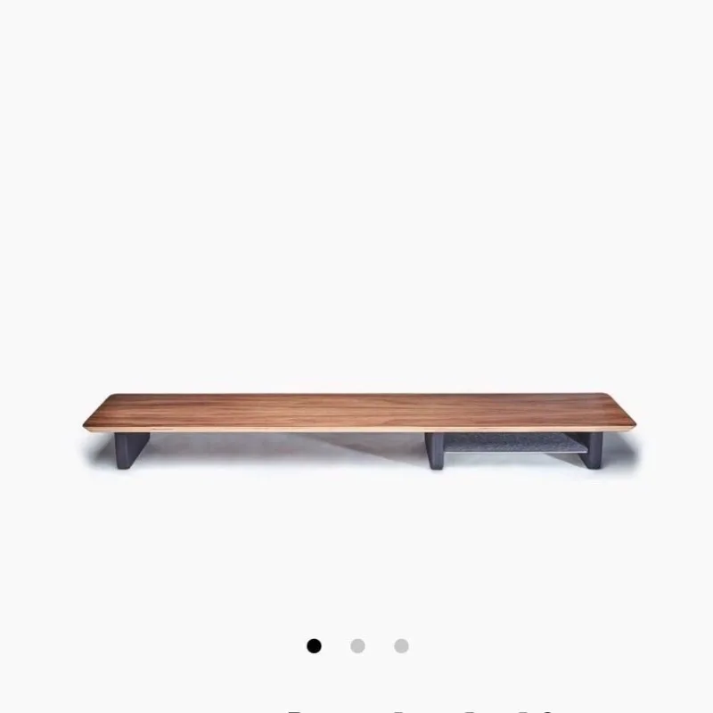 Modern Minimalist Walnut Wood Monitor Riser Adjustable Laptop Stand Heat Dissipation Desktop Shelf Organizer Home Decor Novelty