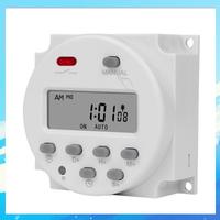 SINOTIMER 1 Second Interval 12V Digital LCD Timer Switch 7 Days Weekly Programmable Time Relay Programmer CN101S-[A49T]