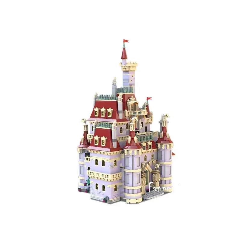 Moc clássico filme série castelo conjunto arquitetura modular tecnologia blocos de construção modelo brinquedos do miúdo tijolos presente