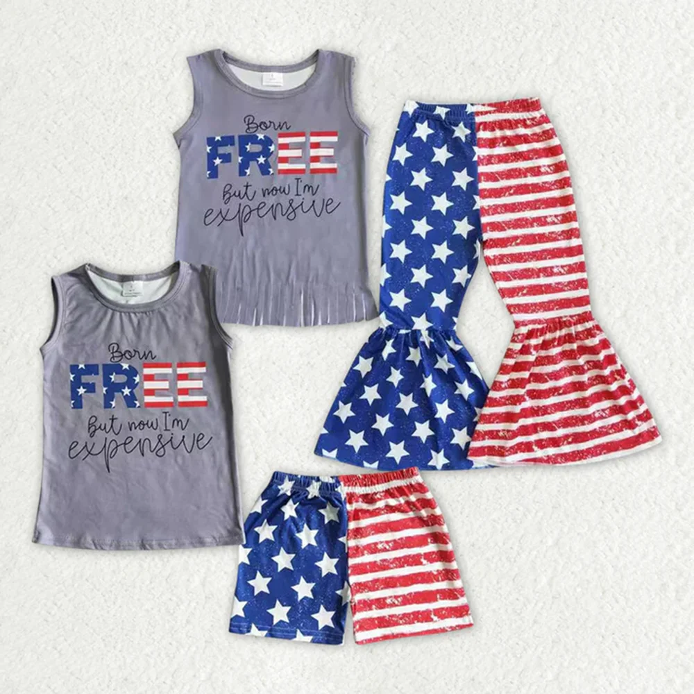 

Baby Girls Boys 4th of July 2023 Holiday Outfit Set - Red White And Blue Clothing Set for Infants - Baby Clothing Set
