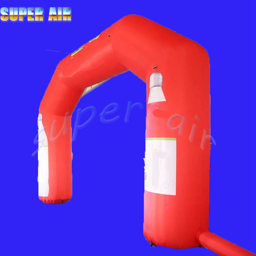 Popular production promotion inflatable race arch with custom logo for sport events