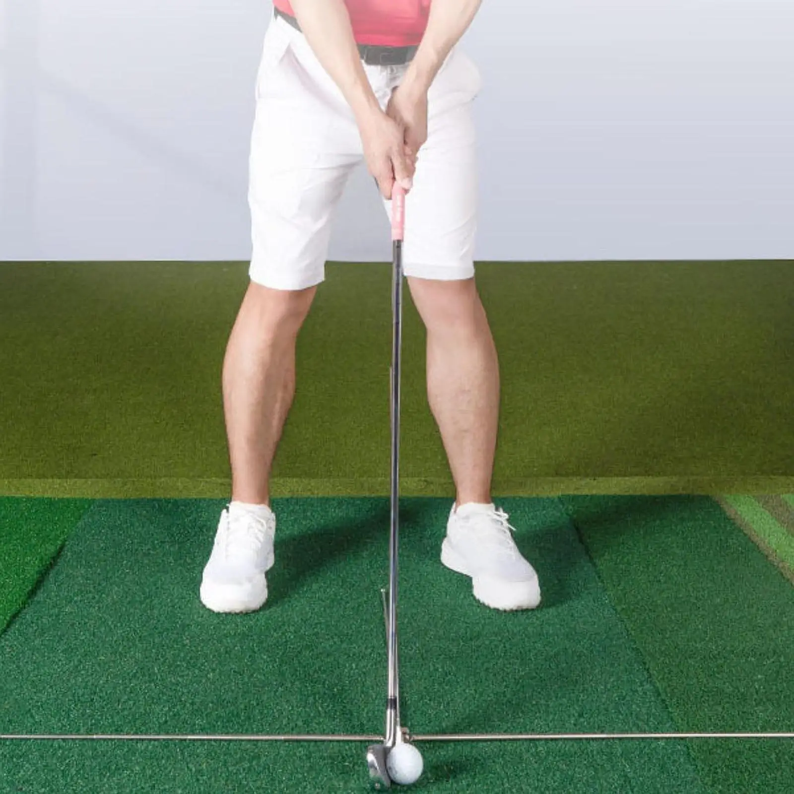Golf Alignment Stick Portable Swing Plane Trainer Sturdy Adjustable Tool for Practice Net and Range Use