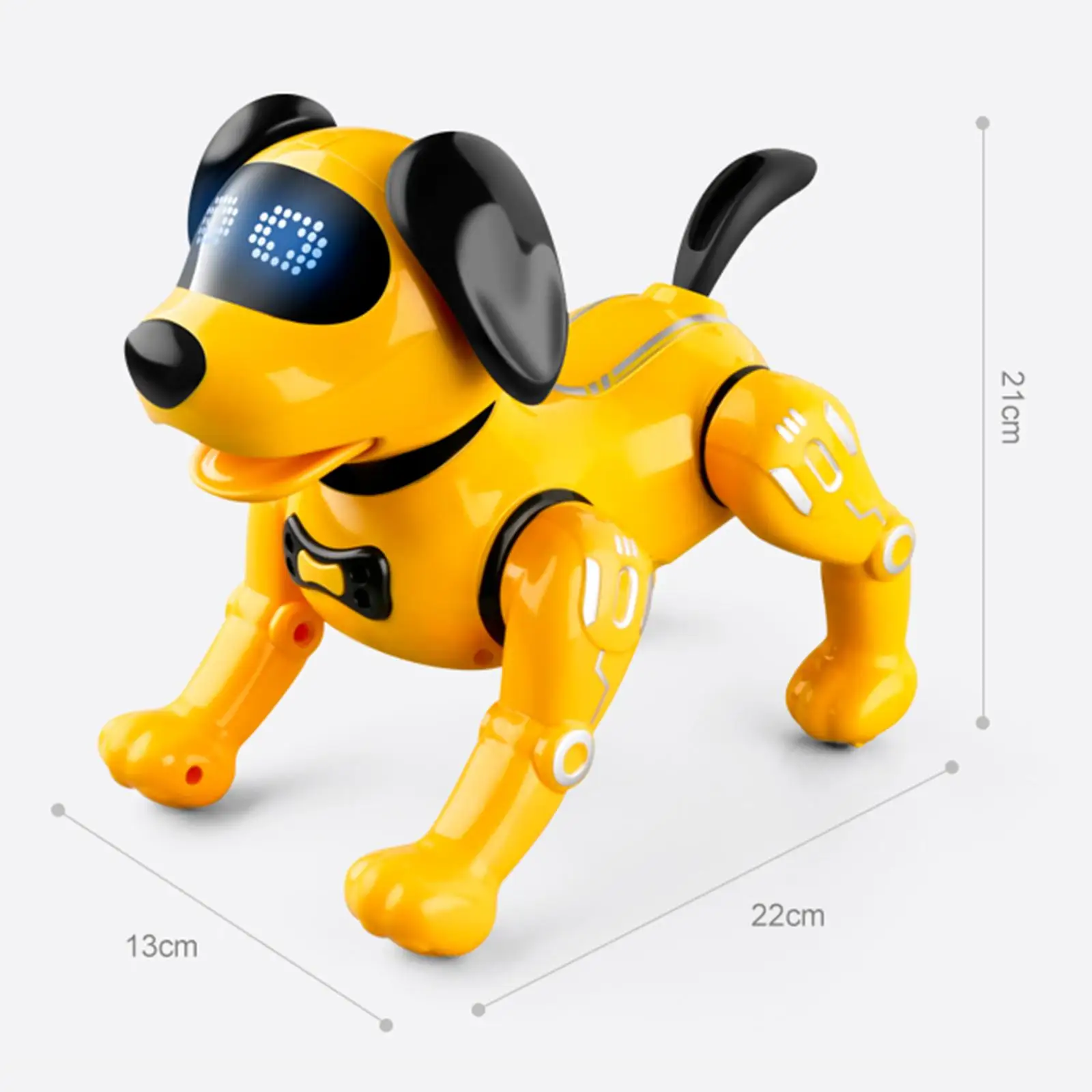 Chien robot télécommandé, chien RC, animal de compagnie mignon, jouets tactiles