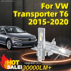 LED Headlights 30000LM CSP CHip H4 Car Driving Lamp Wireless For VW Transporter T6 2015 2016 2017 2018 2019 2020