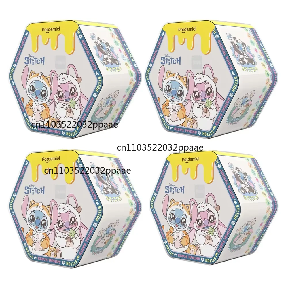 

Genuine Stitch Animal Party Series Blind Box Kawaii Plush Pendant Mystery Box Anime Figure Decora Collection Kid Birthday Gifts
