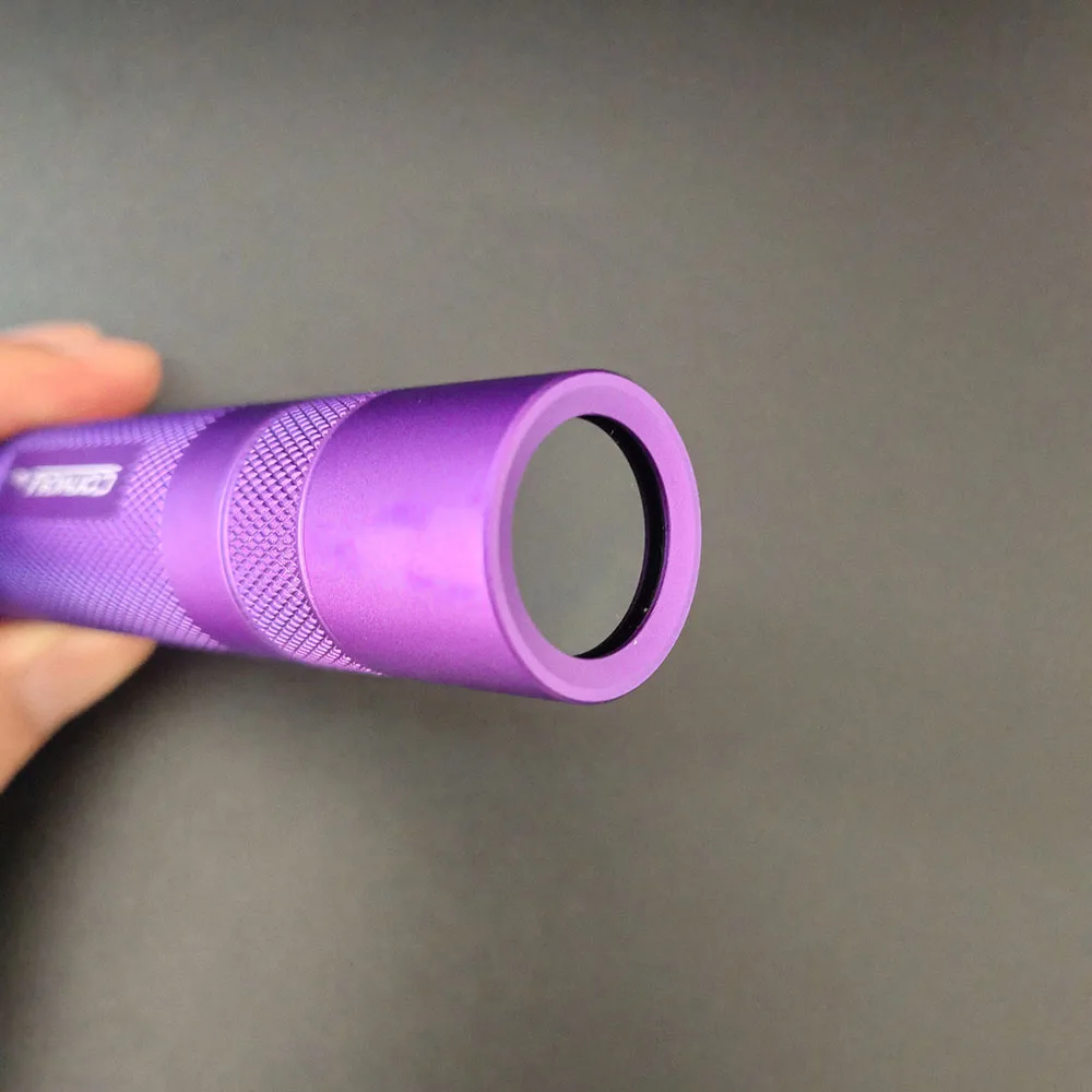 UV Flashlight Convoy S2 Plus with Nichia UV 365nm LED Inside Fluorescent Agent Detection Mini Ultraviolet Ultra Violet Light