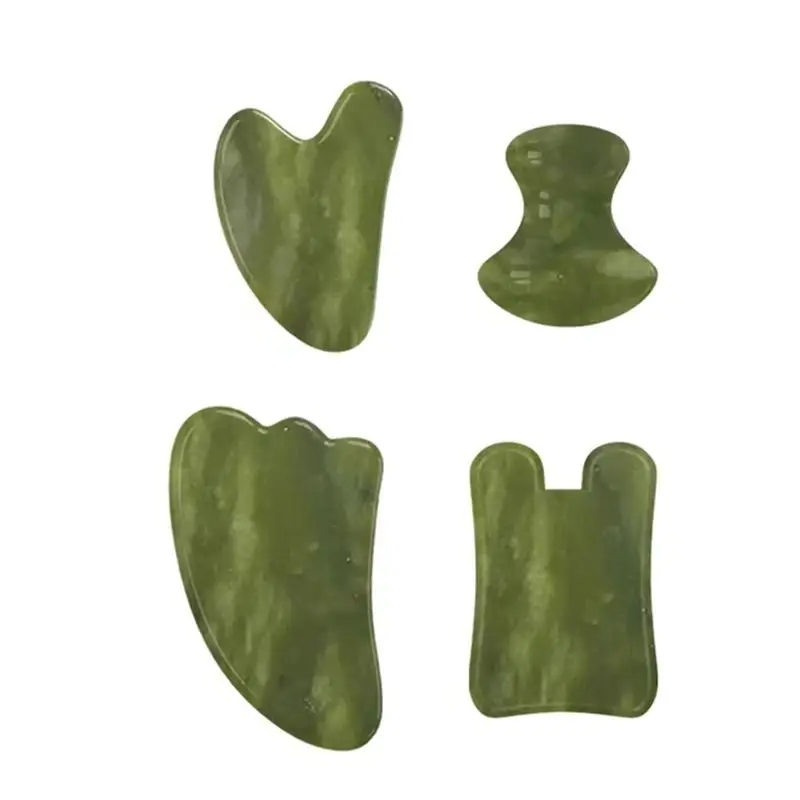 

Natural Cooling Sleep Mask Jade for Eye Face Massage Stone Jade Roller Gouache Scraper Massager Set Skin Care Tools