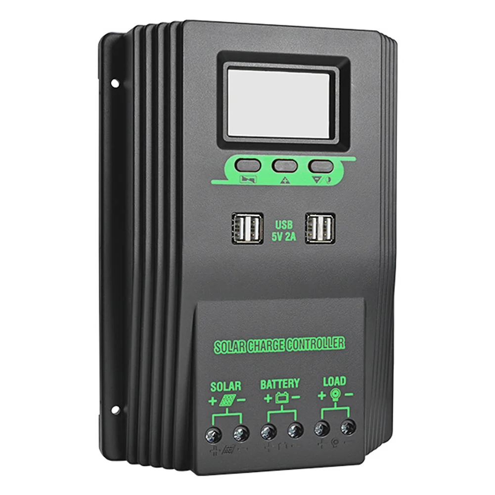 

Solar Controller for PWM Charging 100A 80A 60A 50A with LCD Display and Multiple Control Modes for Flexibility