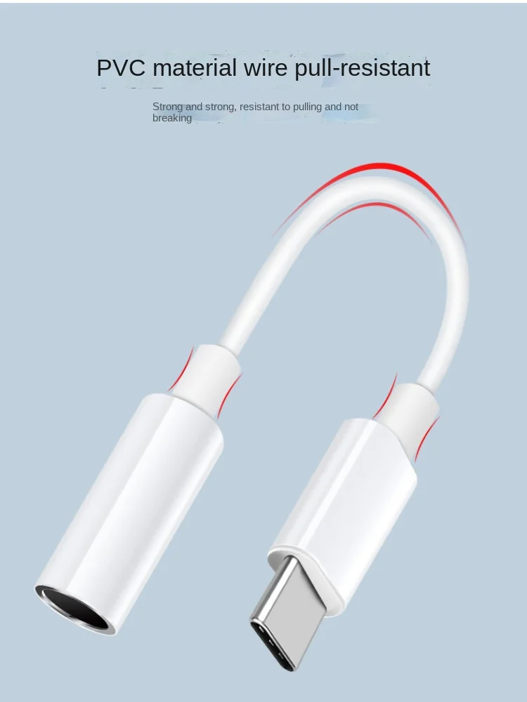Cable adaptador de auriculares tipo C para teléfono móvil, Adaptador de Audio a 3,5 tipo C, accesorios para teléfono móvil