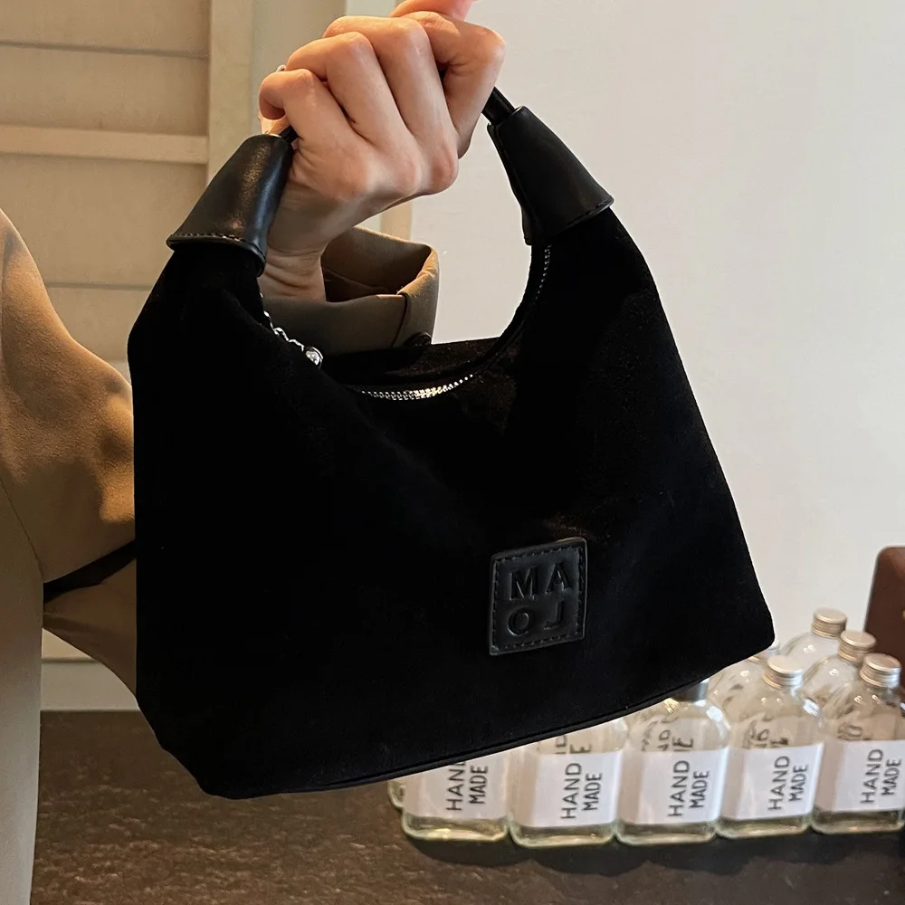 

Chic 2025 Designer-Inspired Hobo Bag, Soft Faux Leather Crossbody Purse, Fashionable Top-Handle Bag for Dating & Evening​