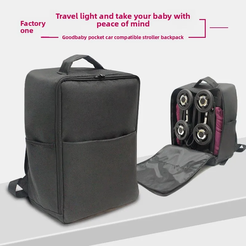 Babyfond Stroller Storage Backpack, Shoulder Carry‑Bag For Pocket Umbrella Pushchair
