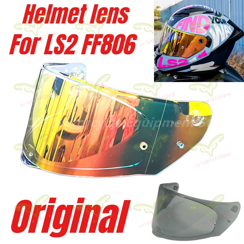 

For Original LS2 FF806 Motorcycel Helmet Black Lens Day and Night,FF806 Universal Electron Gun Red Helmet Lens
