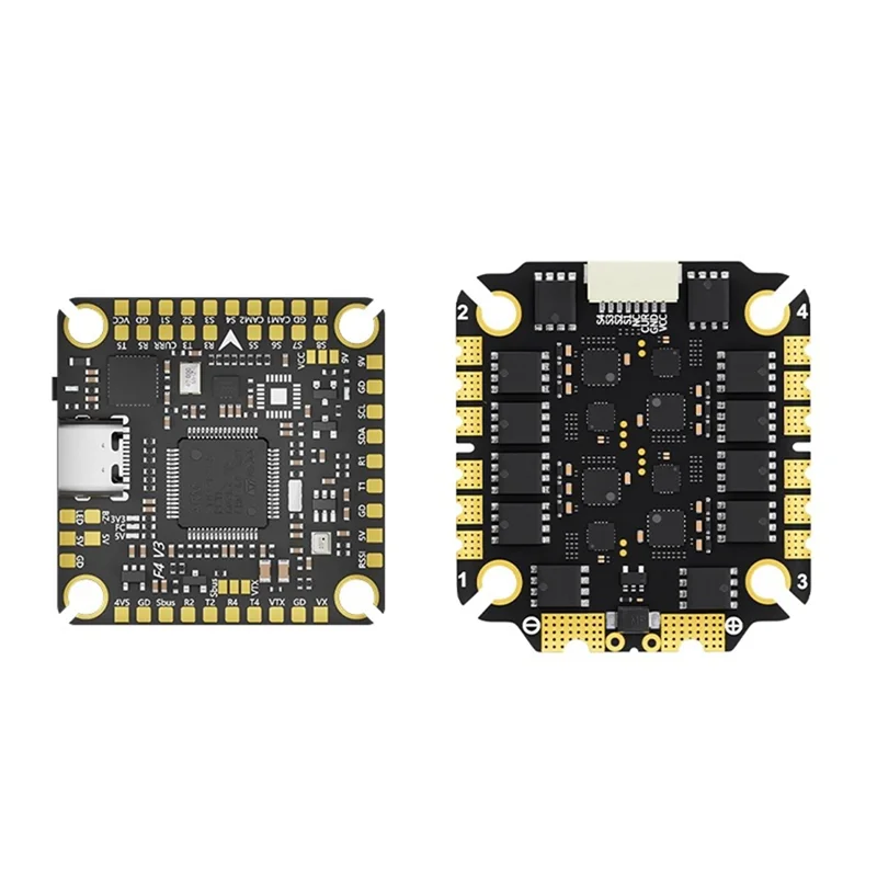 

A73E-F455S V4 FC&ESC FPV Stack F405 V4 Flight Controller 55A 4In1 ESC 30X30mm For RC FPV Racing Drone