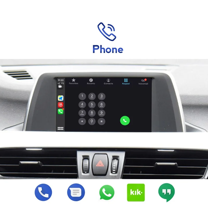 Wireless CarPlay for BMW NBT,CIC,EVO,CCC System 1 2 3 4 5 6 7 Series X1 X3 X4 X5 X6 F56 F15 F16 F25 F26 F48 F01 F10 F22 F20 F30