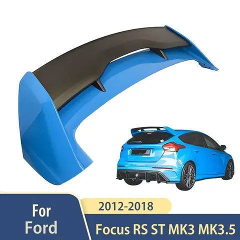 For Ford Focus RS ST MK3 MK3.5 2012-2018 High Quality Rear Trunk Spoiler Lip Boot Wing Lip Rear Wing Lip Extension Body Kit