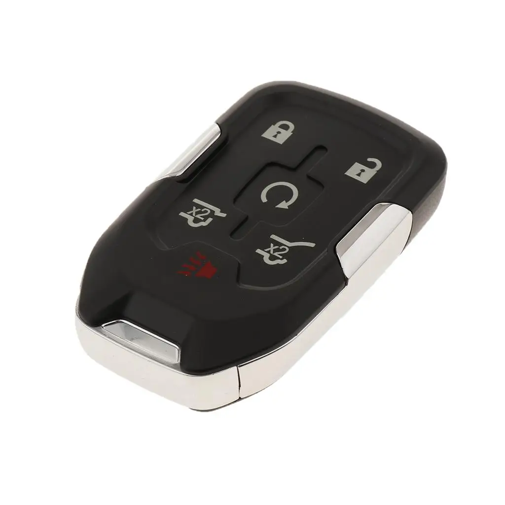 Key Fob, Uncut Keyless Entry Remote 5 Button Replacement for