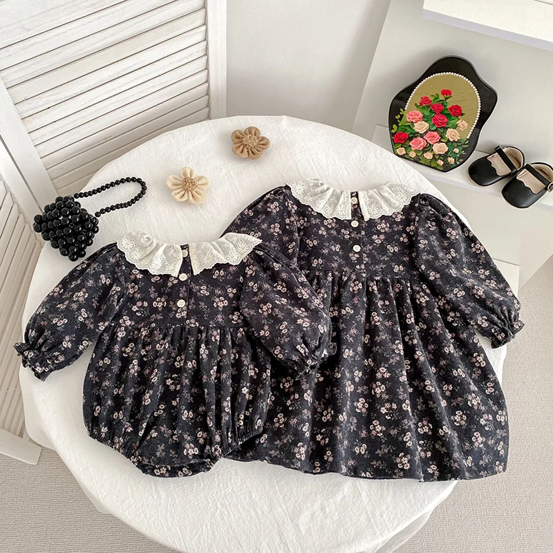 2026 Neuer Frühlings-Baby-Strampler für Mädchen 0-24M Langarm Baumwolle Bedruckt Koreanischer Stil Kletter-Strampler Süße Babykleidung – Detail 10