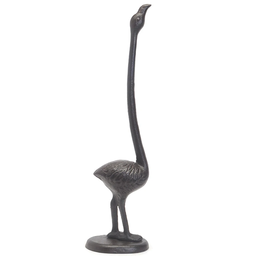 

Flamingo Kitchen Roll Stand Metal Paper Towel Holder Vertical Roll Paper Organizer Countertop Bathroom Home Decor Non-Slip