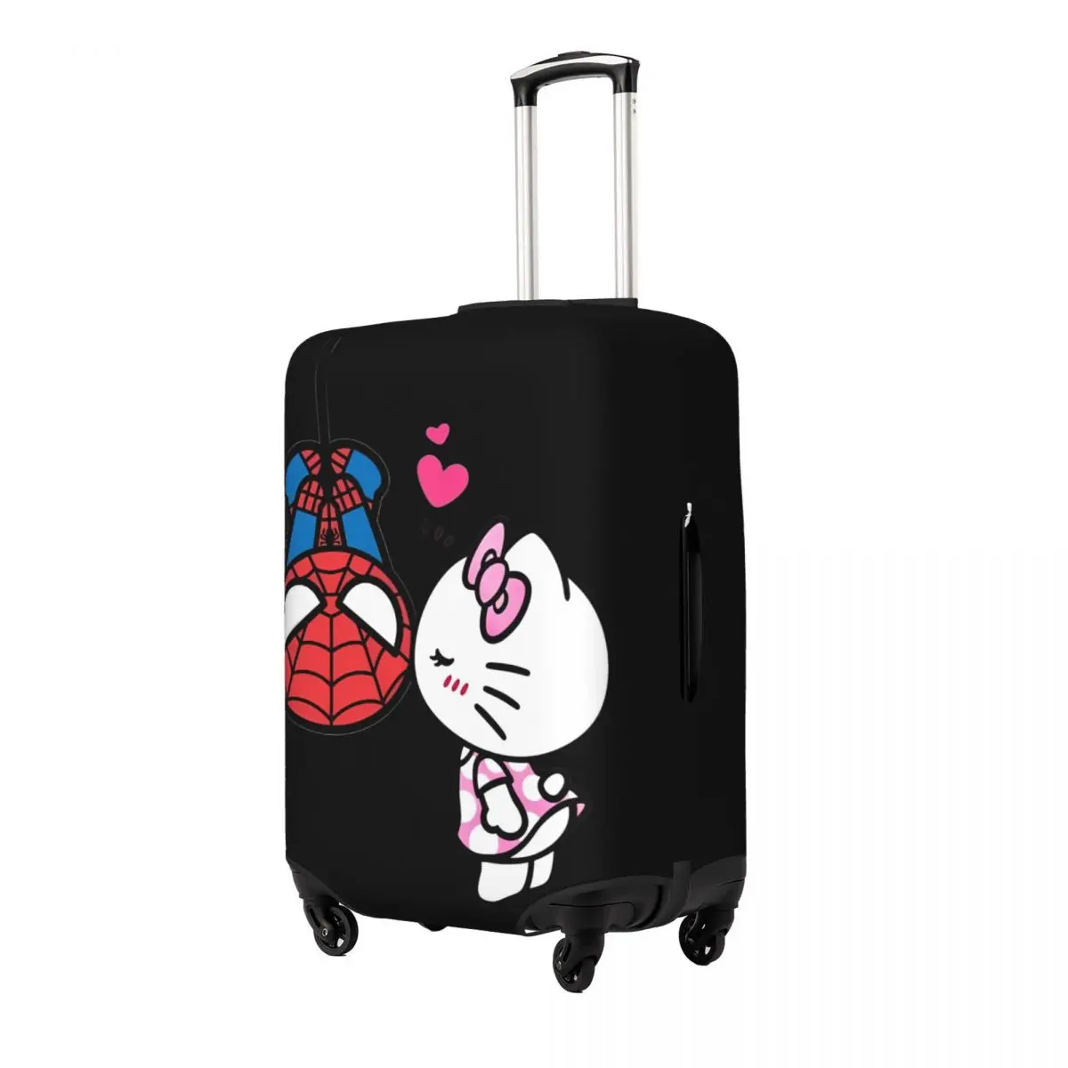 Hello Kitty Cartoon Spiderman Luggage Cover Fits 18-32 Inch Suitcases Elastic Suitcase Cover Protector Travel Accessories