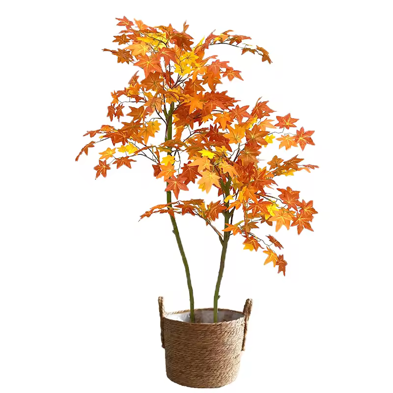 43-78in Tall Fake Maple Tree