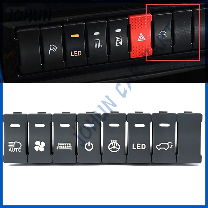 1 Uds. Ventilador LED para coche espejo retrovisor plegable foco interruptor de puerta trasera botón con cable de conexión para Iveco Daily Axon Motor Home nuevo