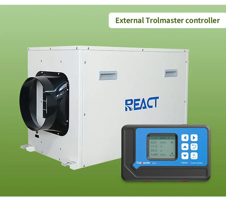 150Pints Commercial Dehumidifier Greenhouse Dehumidifier Grow Room Dehumidifier Industrial Dryer view 2