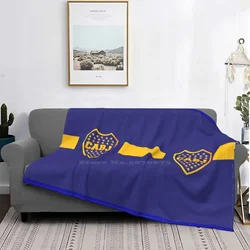 Boca Jrs Soft Warm Throw Blanket Argentina Patterns Soccer Maradona Riquelme Labombonera Reydecopas Sudamerica Conmebol Campeon