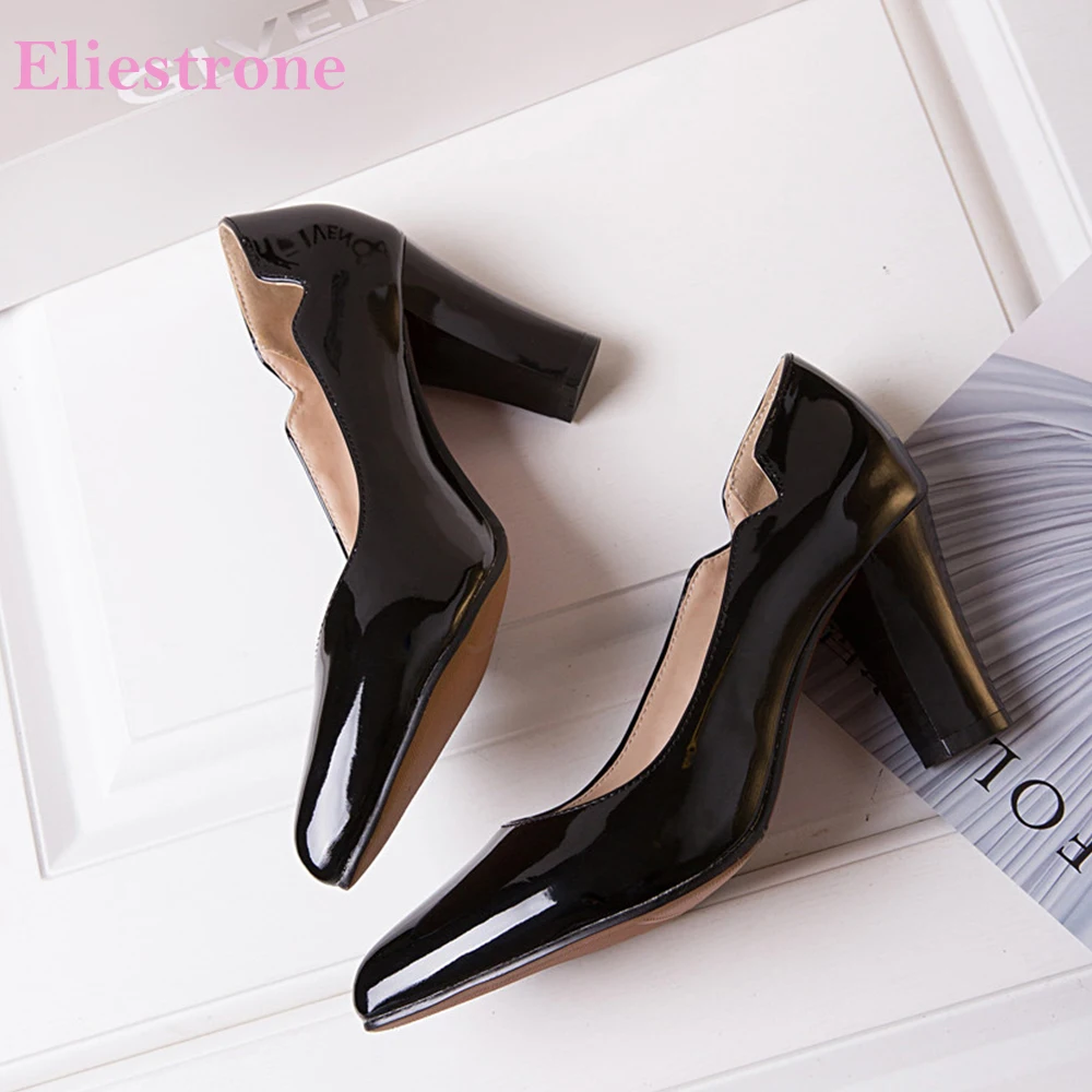 Brand New Glamour Black Apricot Women Pumps Pointed High Heels Lady Formal Shoes Plus Big Small Size 31 43 45 47