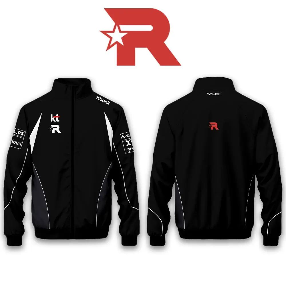 2025 World Championship Team KT Rolster Jackets Jersey LCK Esports Club Training Uniform Men's Women Autumn/winter Sports Jacket