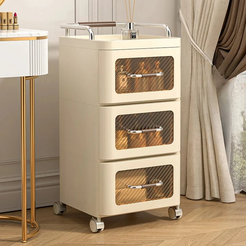 

Drawer storage cabinet Home living room locker Multi-layer crevice Toys Snack storage cabinet Bedroom bedside table