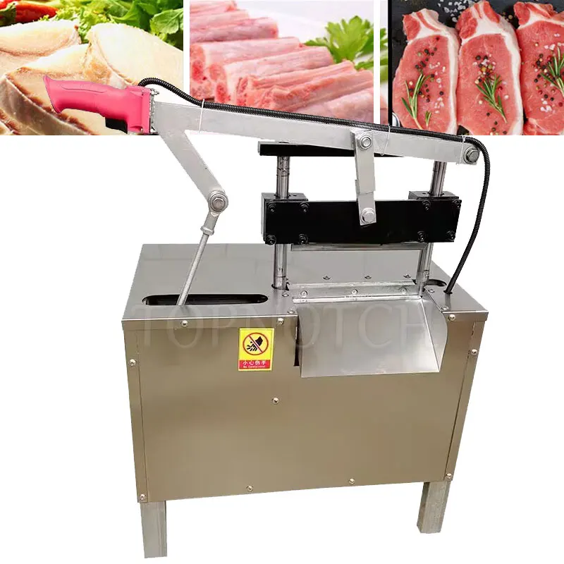 

Lamb Chops Leg Bones Pig Hooves Small Guillotine Electric Bone Saw Fully Automatic Hydraulic Bone Cutting Machine