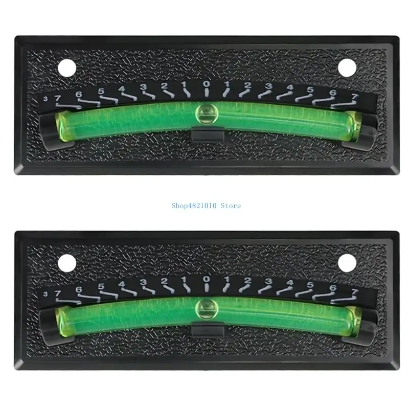 

T3LF Heavy Duty Bubble Level Suitable For Mororhomes Setups Quick Balance Detection Compact ABS Tool With Clear Markings 2pcs