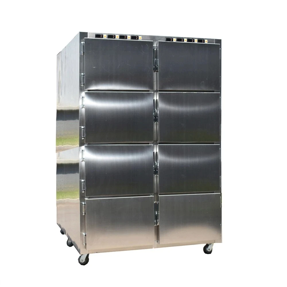 Stainless Steel Morgue 8  Bodies Morgue Refrigerator Mortuary Refrigerator for Hospital