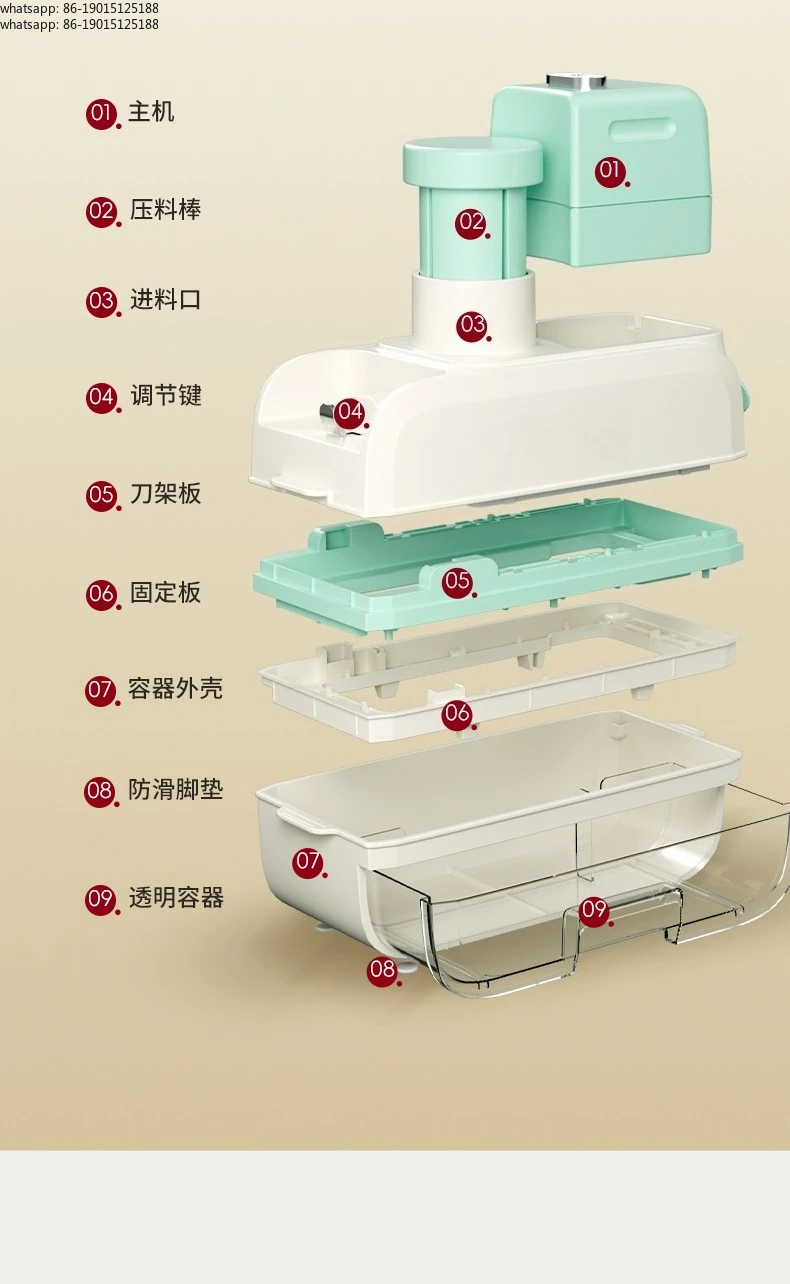 

2025 new multi-functional kitchen cutting vegetables, cutting fruit slices, cutting lemon slices artifact
