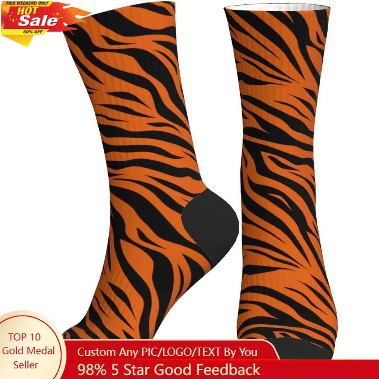 

Cute Goldendoodle Unisex Funny Novelty Sport Socks, Funky Crazy Cool Soft Crew Socks