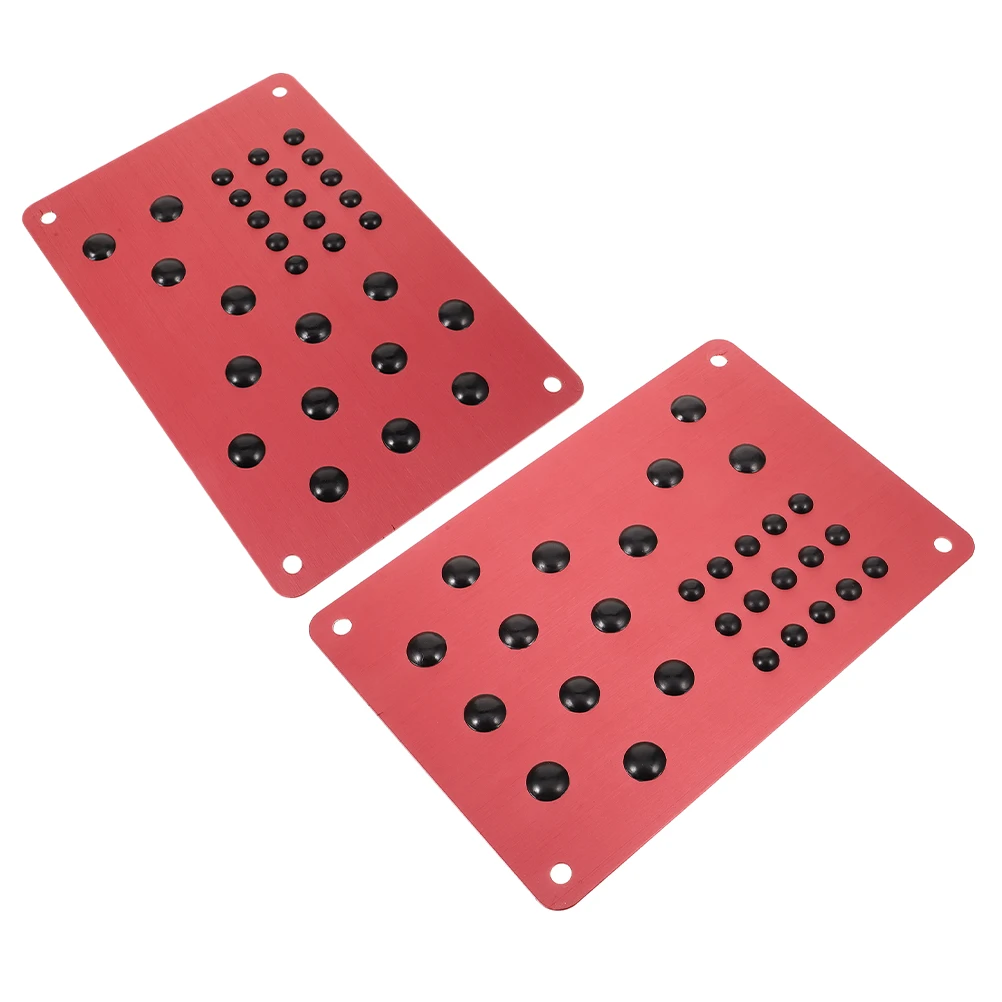 

2Pcs Aluminum Alloy Car Pedals Durable NonSlip Easy Install Foot Rest Mats Truck Accessories Floor Pads Car