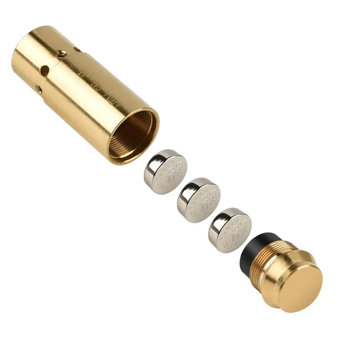 MidTen Bore Sight 45 acp Red Dot Boresighter with 6 Batteries Bullet Caps Tactical Hunting Collimator Universal Professional - Image 4