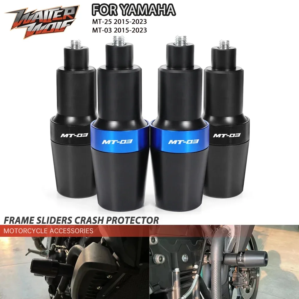 

MT 25 MT 03 Frame Sliders Crash Protector For YAMAHA MT25 MT03 MT-03 MT-25 2015-2023 Motorbike Accessories CNC Falling Protect