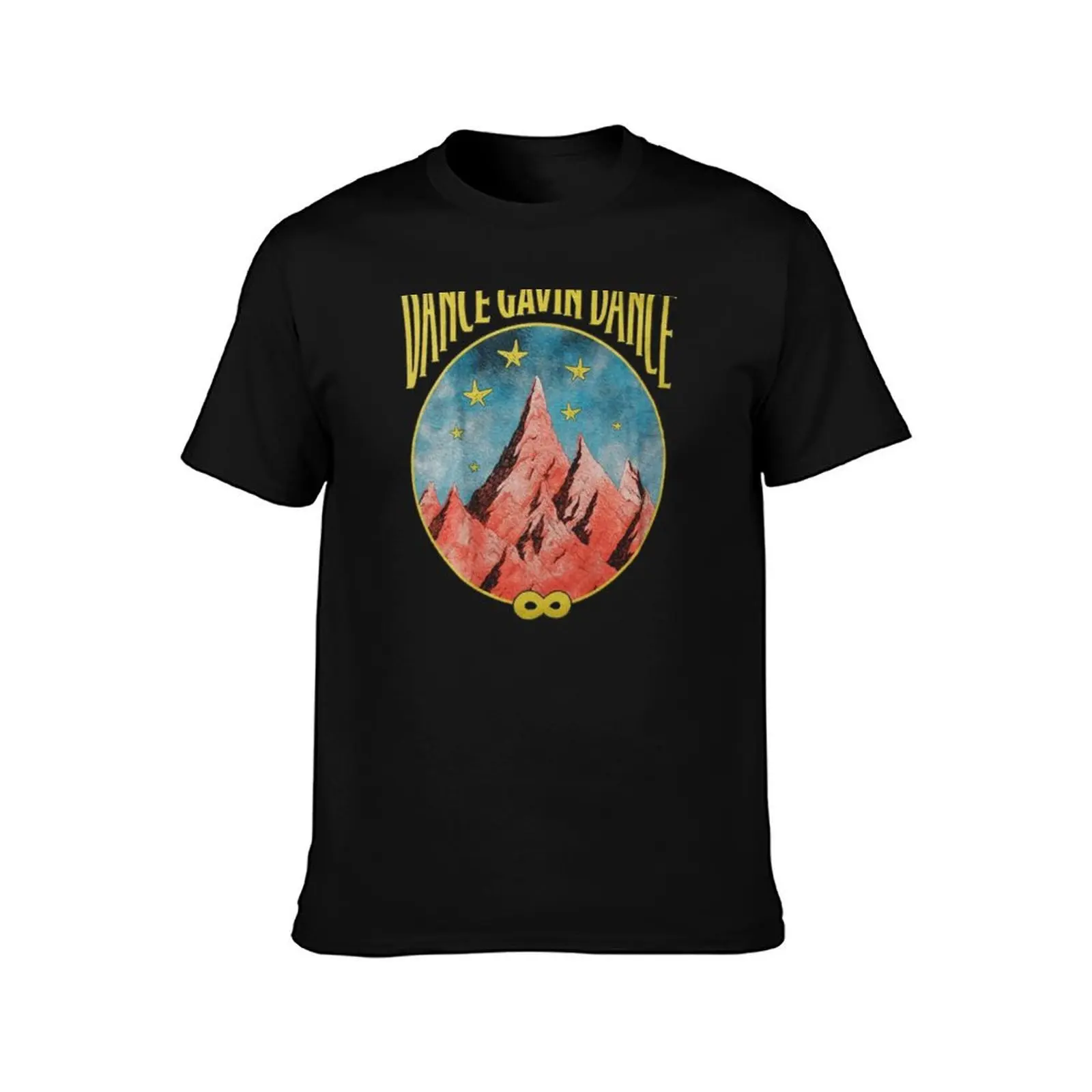 Dance Gavin Dance Mountain Stars Graphic Design T-Shirt Summer Casual Cotton Tee Oversized Streetwear Tops Unisex Men Women