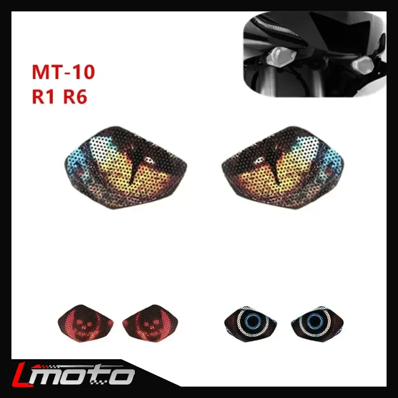 

Motorcycle accessories headlight protection sticker Front Fairing Headlight Sticker Guard Sticker for YAMAHA MT-10 R1 R6 YZF-R1