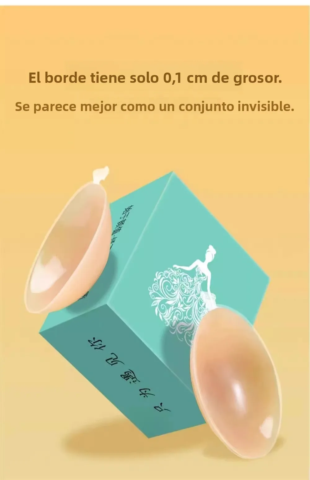 Cubrepezones de silicona transpirables para mujer, sujetador sin tirantes para vestido de novia, ropa interior invisible engr...