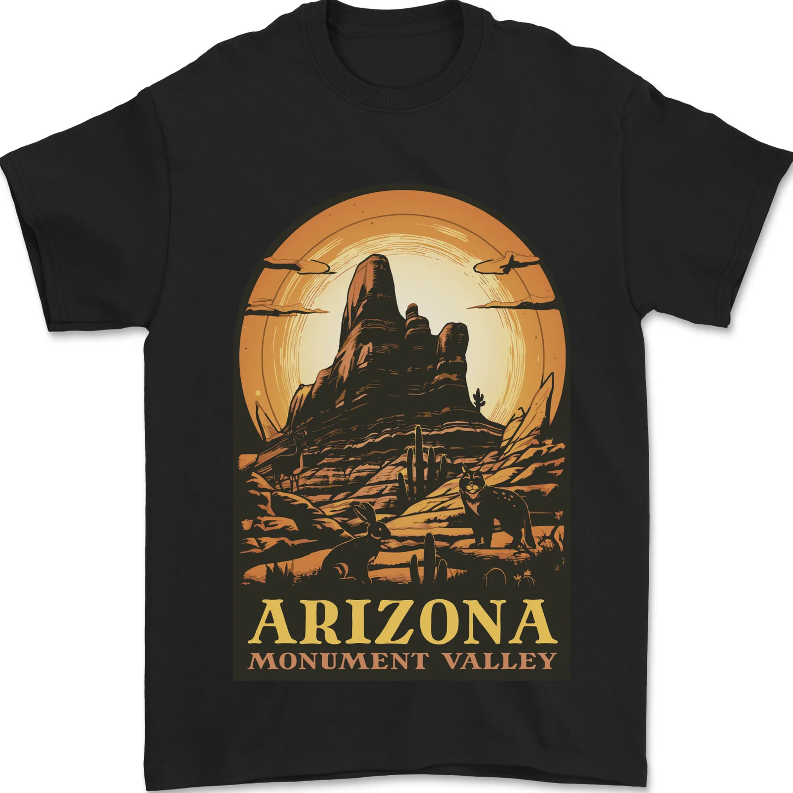 

Arizona Monument Valley USA Mens T-Shirt 100% Cotton