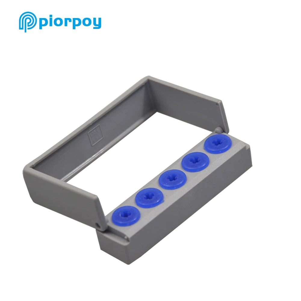 PIORPOY 5 Holes Dental Ultrasonic Scaler Tips Holder Disinfection Storage Case Dentistry Drills Organizers Box Odontologia Tools