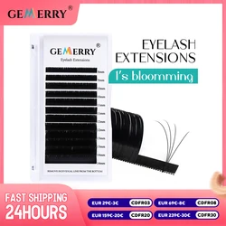 Gemakkelijk Fan Wimpers Valse Wimper Extensions Supplies Faux Nertsen Wimpers Fanning Cils Auto Bloeiende Natuurlijke Russische Volume Lash