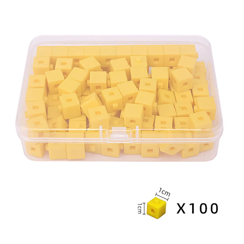 Lot de 100 cubes de liaison mathématiques – 10 couleurs de blocs de comptage pour les mathématiques précoces et la construction, jouet éducatif pour la maternelle, la maternelle, l'école à la maison Lot de 100 cubes de liaison mathématiques – 10 couleurs de blocs de comptage pour les mathématiques précoces et la construction, jouet éducatif pour la maternelle, la maternelle, l'école à la maison