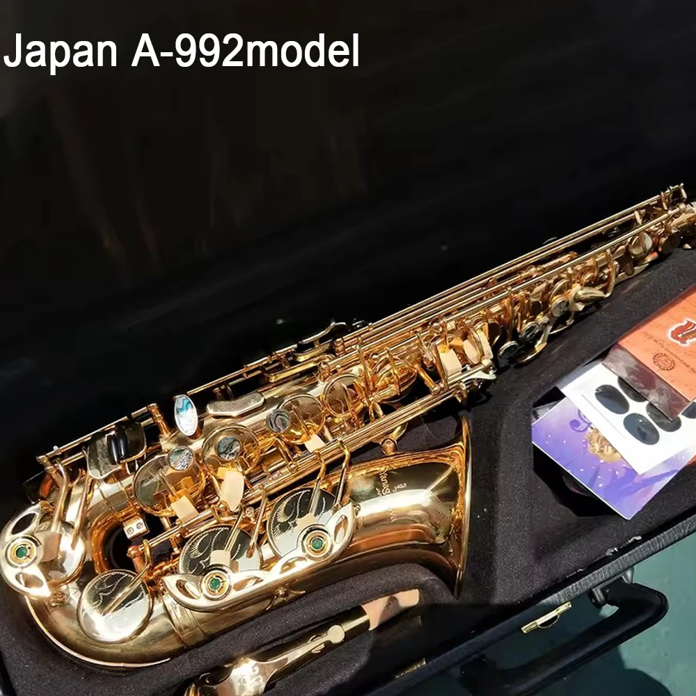 

High Quality Japan brand Sax Alto Saxophone A-992 E-flat music instrument professional-grade performance With Case Mouthpiece