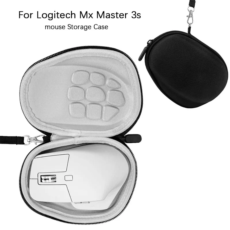 For Logitech Mx Master 3s Mouse Storage Case Shockproof Dustproof Portable Mouse Protective Box Compatible Accessories