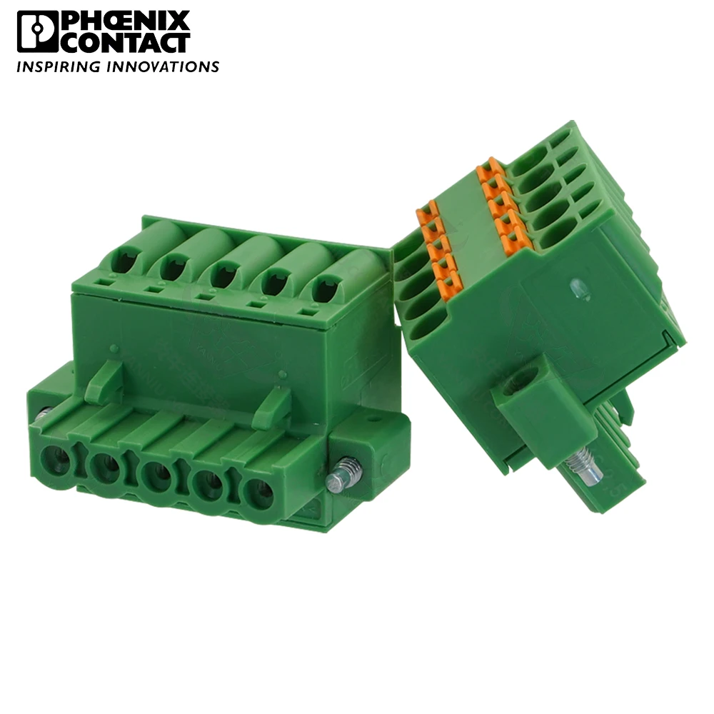 5.08mm Original Genuine Phoenix Contact Connector PCB Pluggable PLUG-IN Terminal Block 5 Pin TFKC 2.5 STF 5.08 1962723 12A 320V