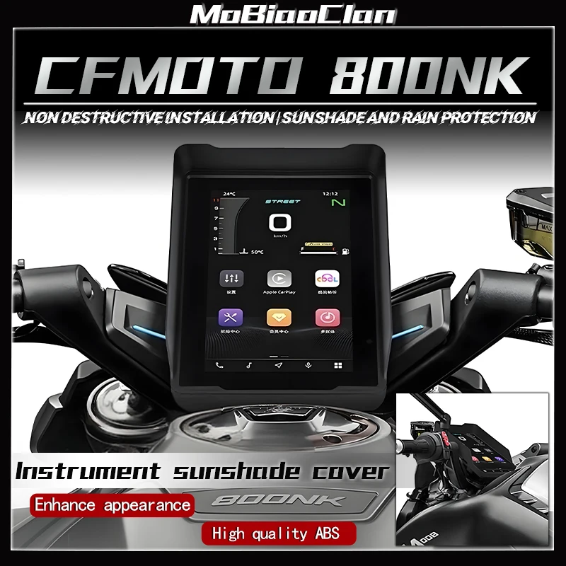

motorcycle car accessories instrument sunproof protector cover visor guard black modification part for CFMOTO 800NK 800nk 800 NK