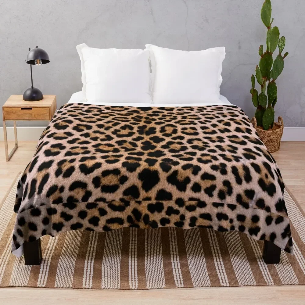 

Cheetah Print Throw Blanket Moving Soft Plaid for sofa Blankets